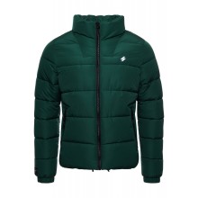 Men COAT | Superdry NON HOODED SPORTS PUFFER - Winter jacket - dark green/green - XR95370 Superdry dark green SU222T0NR-M11 